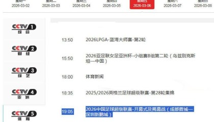 CCTV5直播成都VS新鹏城！周定洋动作大必遭狂嘘 韦世豪剑指开门红